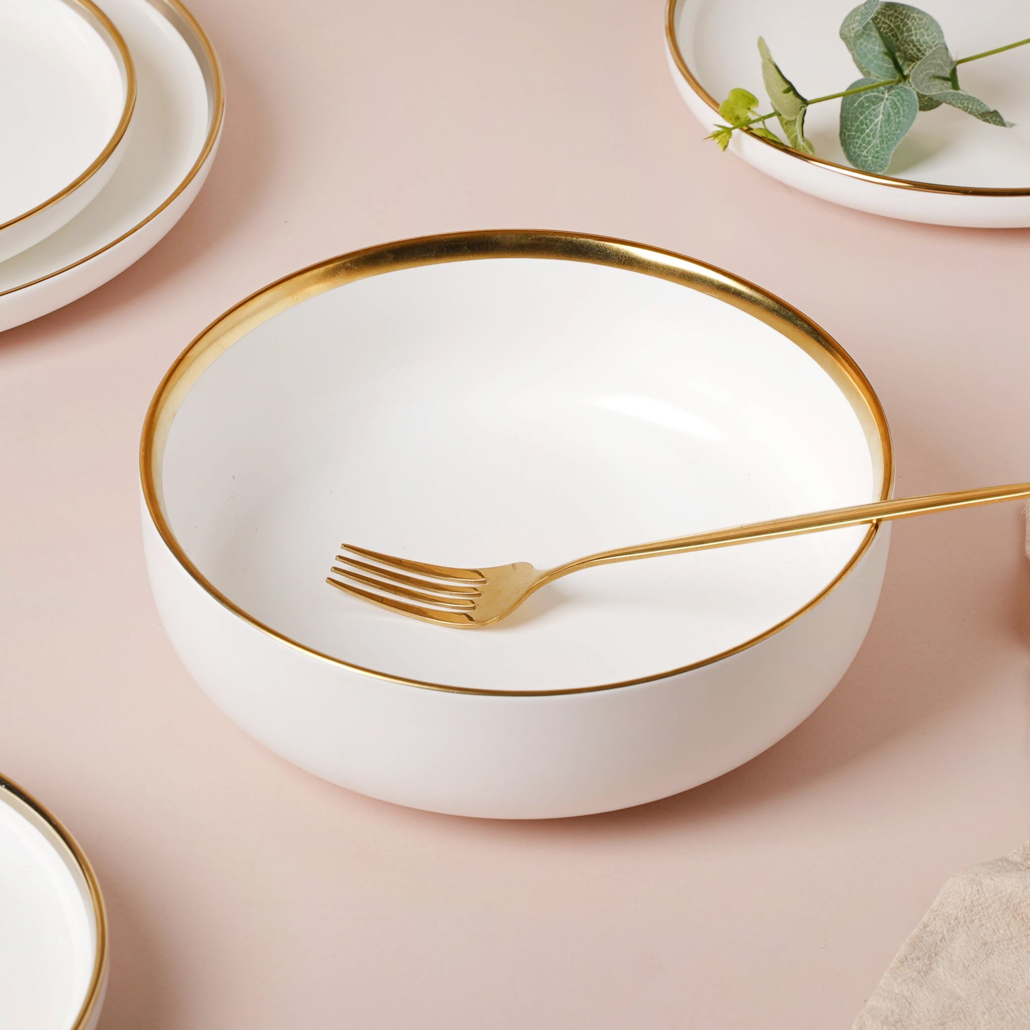 Buy Best VERA White Piece Dinnerware Online| Nestasia