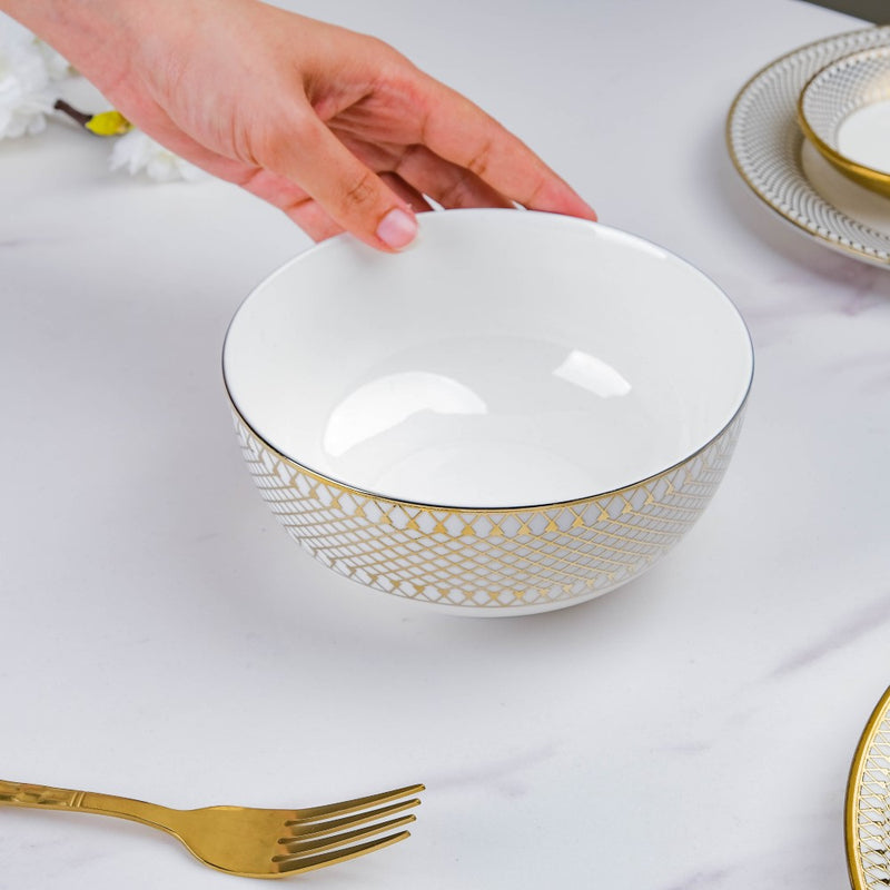 Aurelea 33 Piece Dinner Set For 6