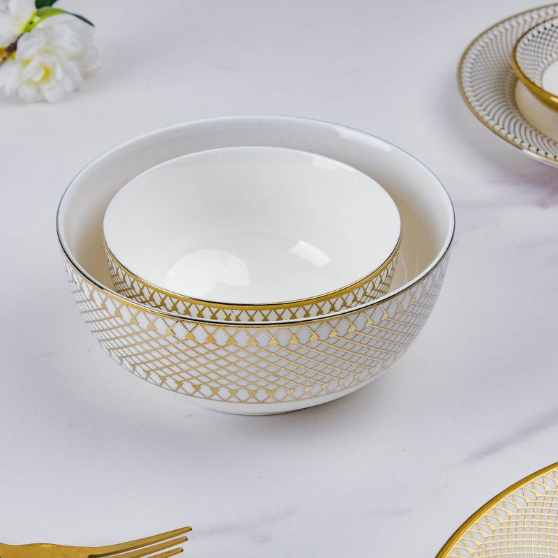 Aurelea 33 Piece Dinner Set For 6