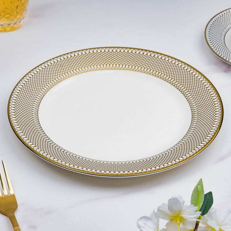 Aurelea 33 Piece Dinner Set For 6