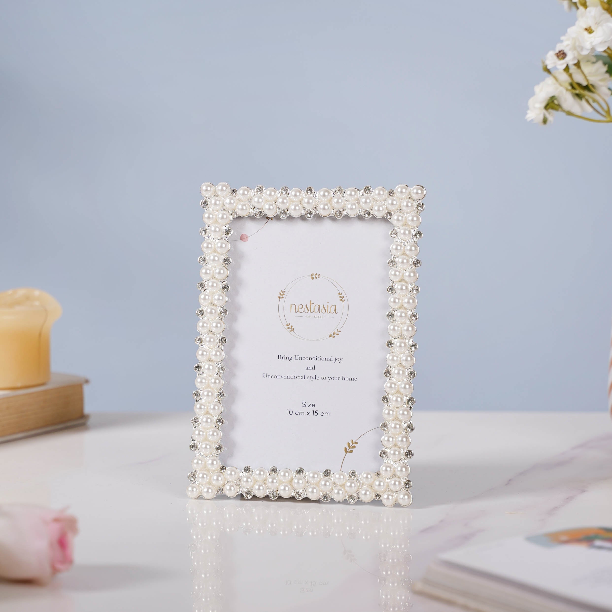 Buy Nestasia Golden Pearl Photo Frame Small Online