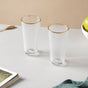 Golden Lined Tumbler Set of 2