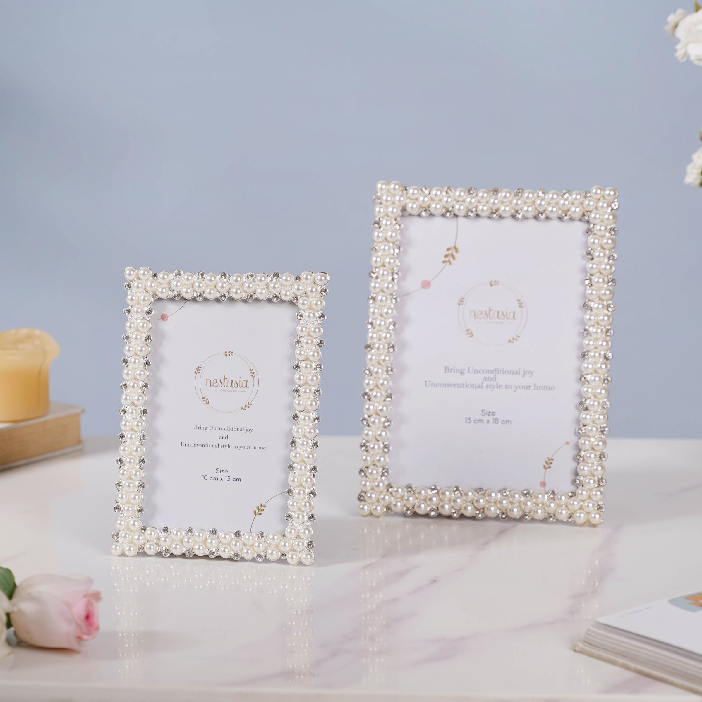 Buy Nestasia Golden Pearl Photo Frame Small Online