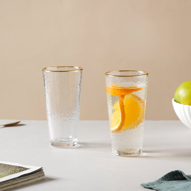 Golden Lined Tumbler Set of 2