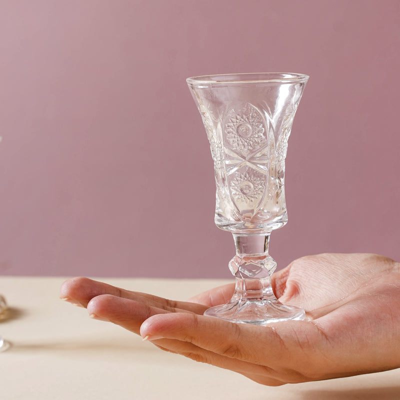 Designed Small Stemmed Glass Set of 2