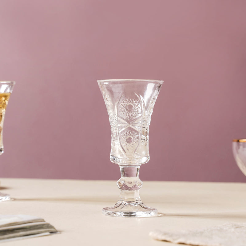 Designed Small Stemmed Glass Set of 2