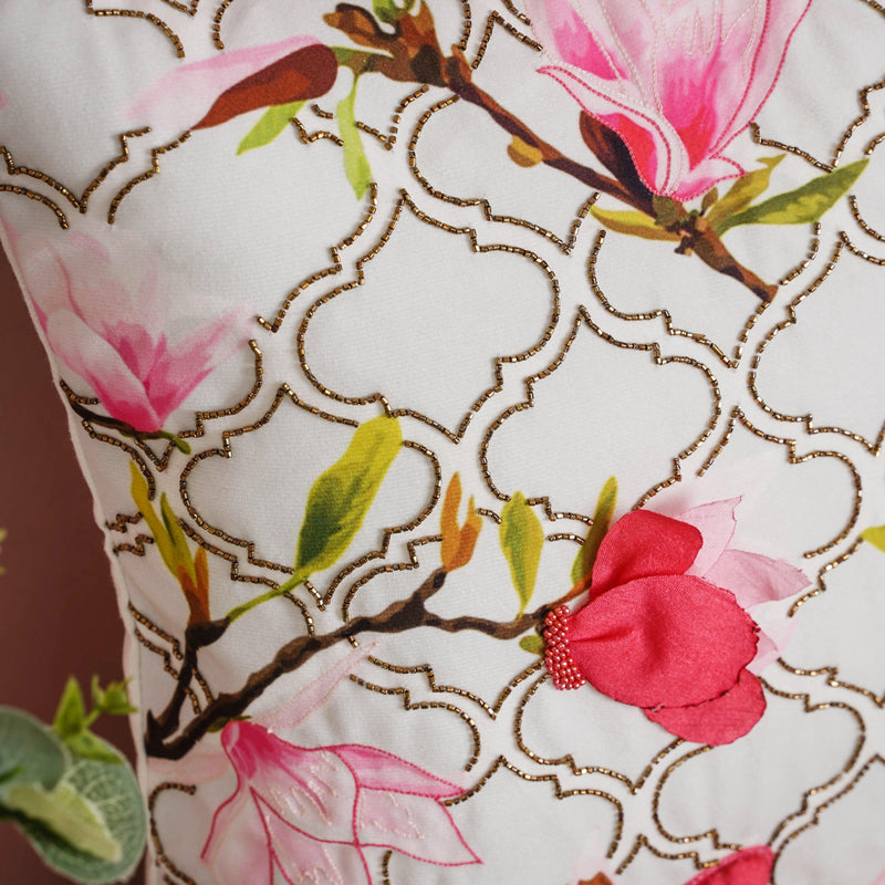 Fuchsia Fantasia Cushion Cover 16 inch