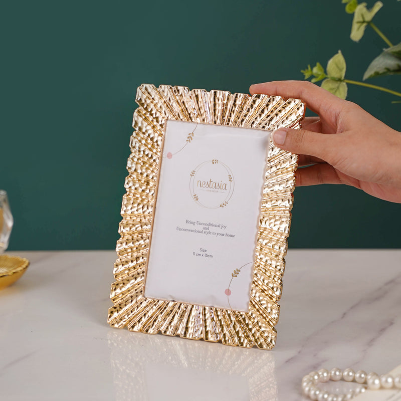 Golden Manzoku Photo Frame - Picture frames and photo frames online | Living room decoration items