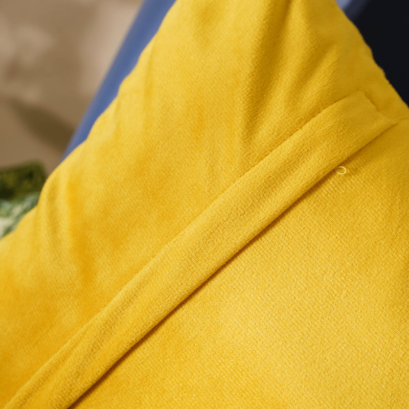 Geometric Sunshine Yellow Cushion Cover 16 inch