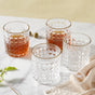 Modern Drinking Glass Set of 4