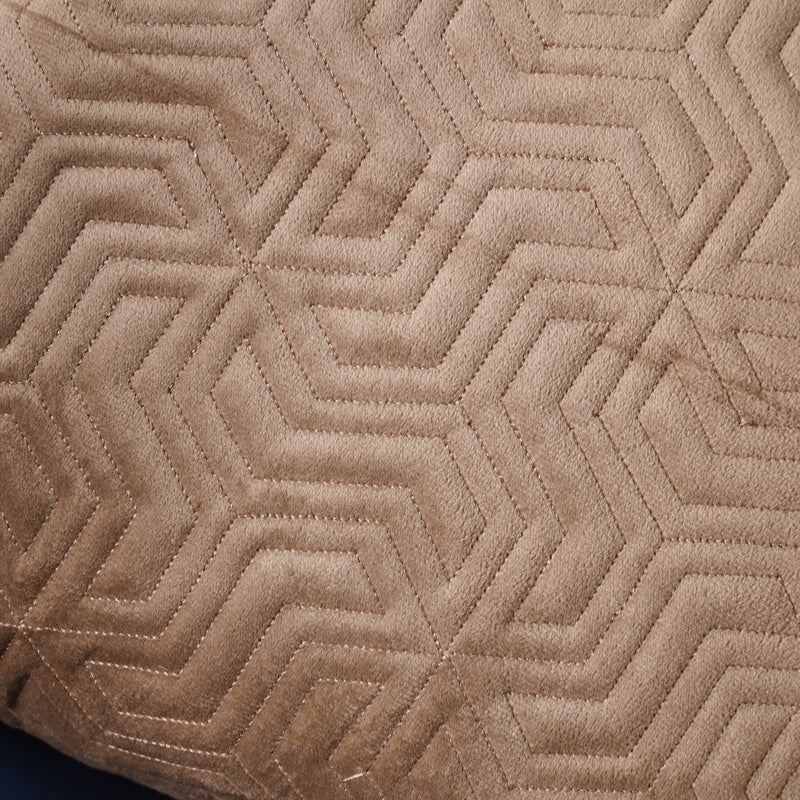 Beige Abstract Cushion Cover 16 inch