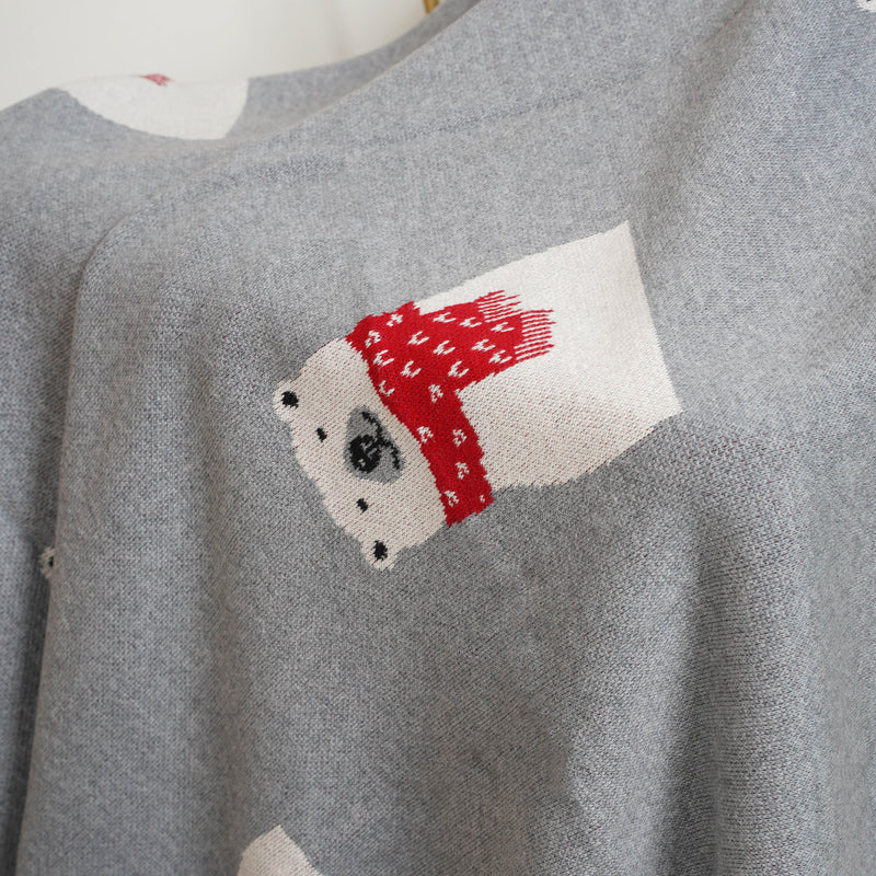 Grey Throw Cover