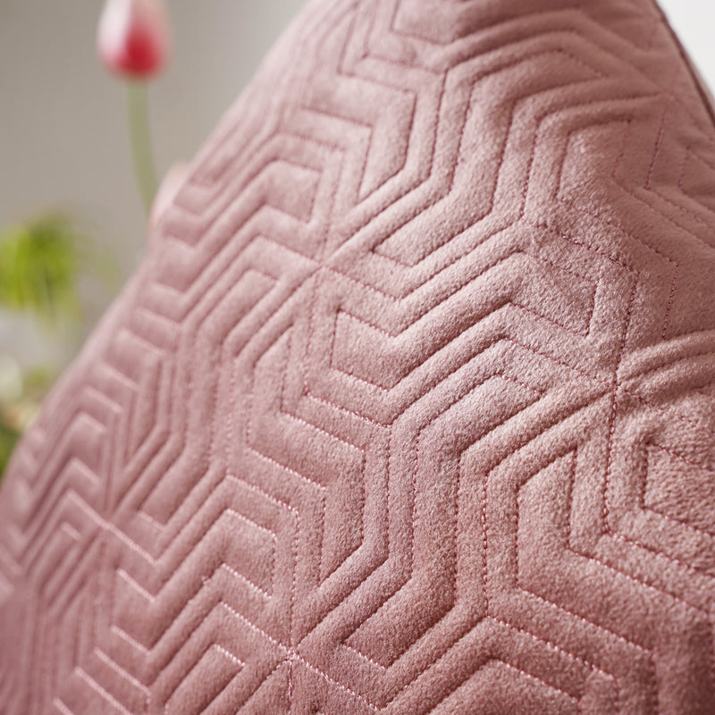 Mauve Abstract Cushion Cover 16 inch