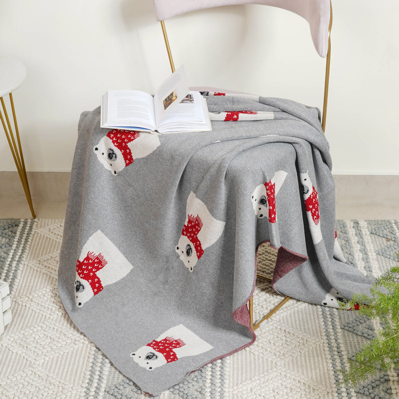 Grey Throw Cover
