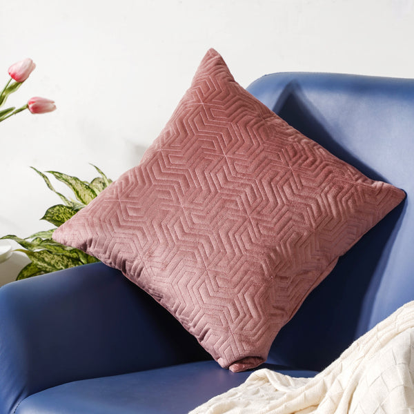 Mauve Abstract Cushion Cover 16 inch