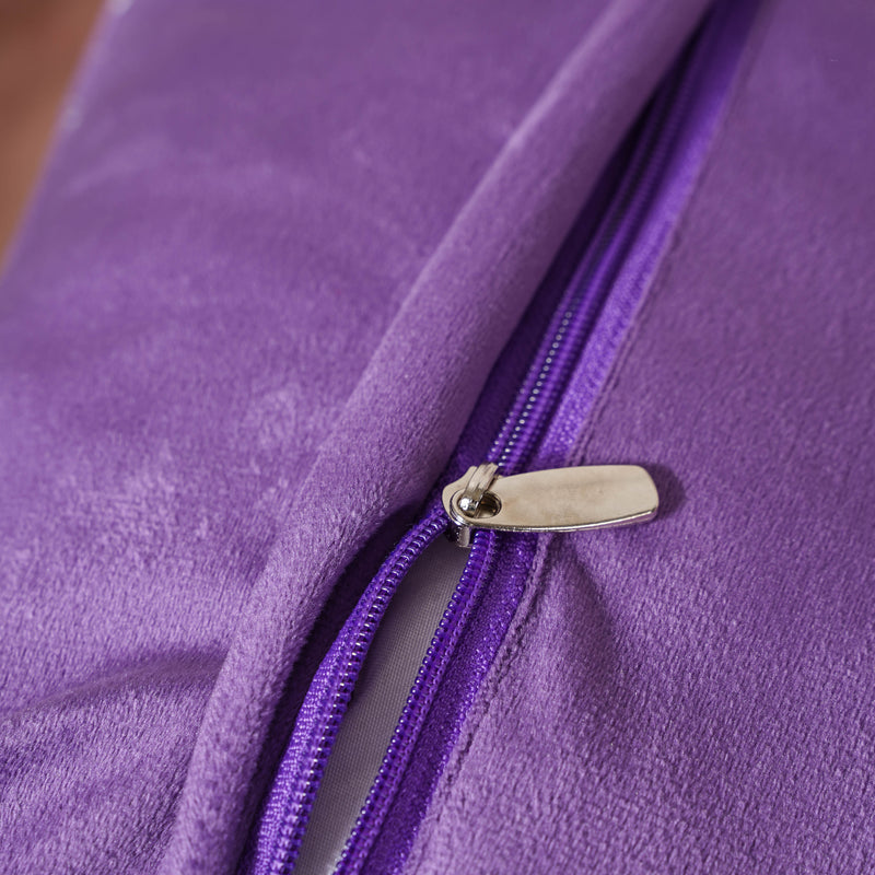 Violet Abstract Cushion Cover 16 inch