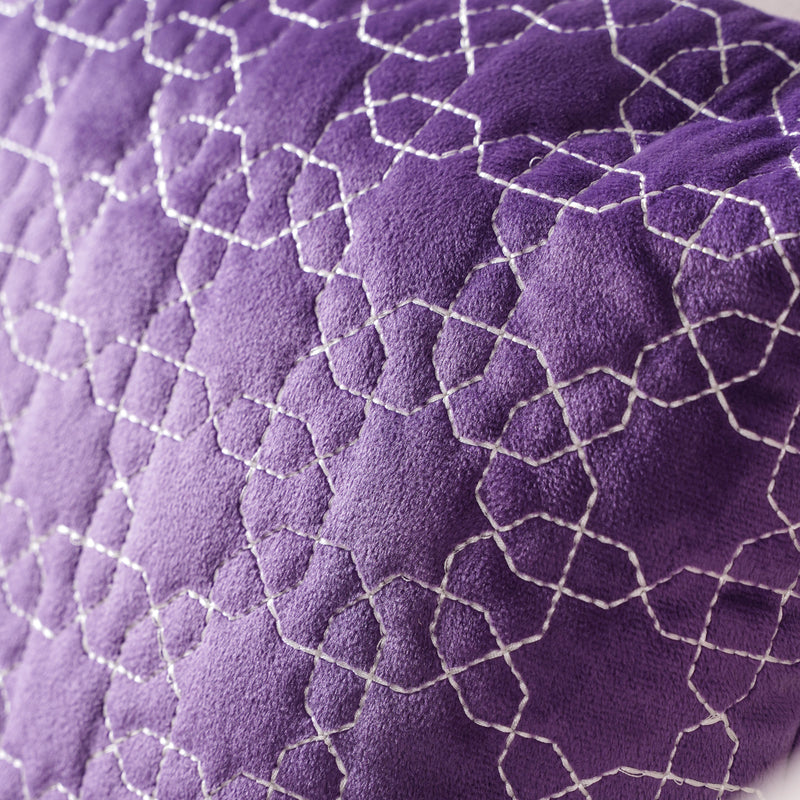 Violet Abstract Cushion Cover 16 inch