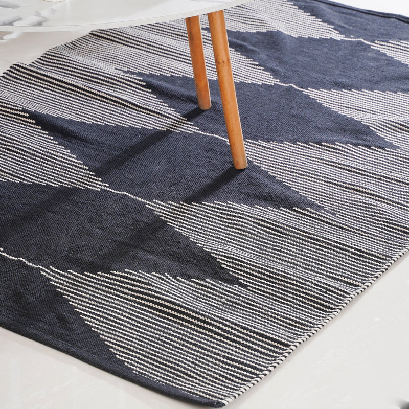Black Diamond Rug for Living Room