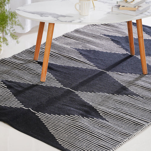 Black Diamond Rug for Living Room