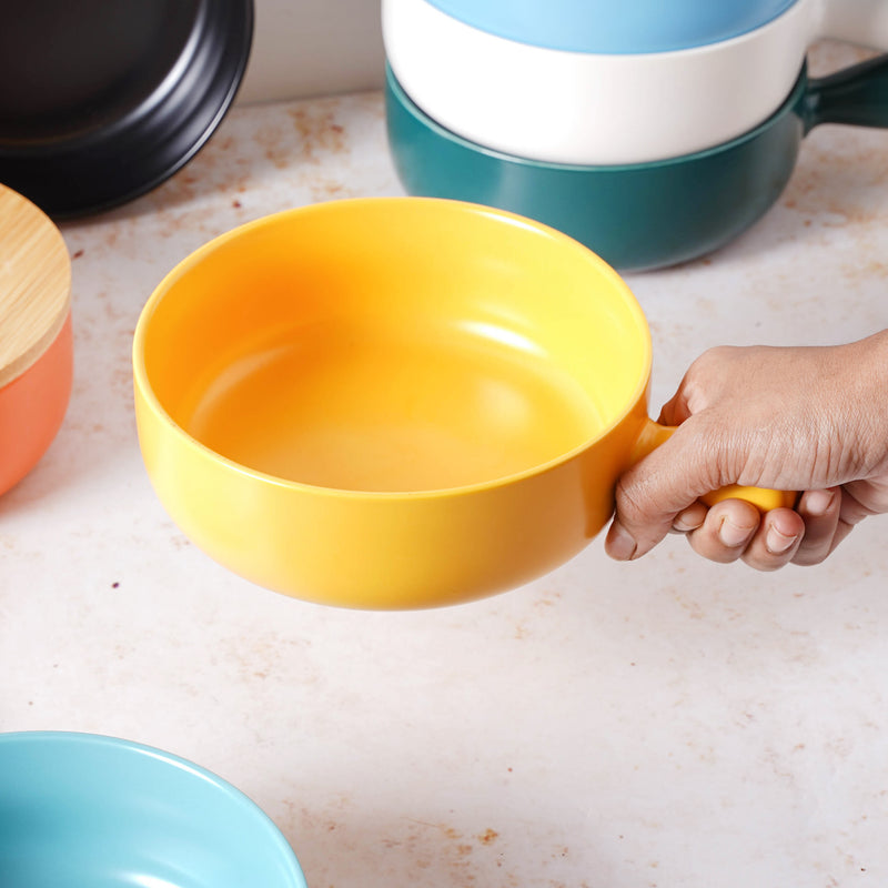 Bowl for Salad 600 ml - Serving bowls, salad bowls, noodle bowl, bowl for snacks, oven bowl | Bowls for dining table & home decor