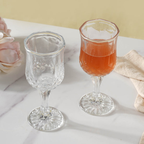 Vintage Wine Glass Set of 2