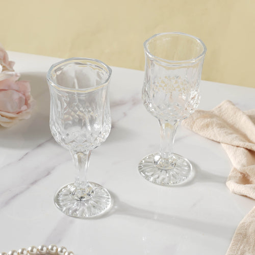 Vintage Wine Glass Set of 2