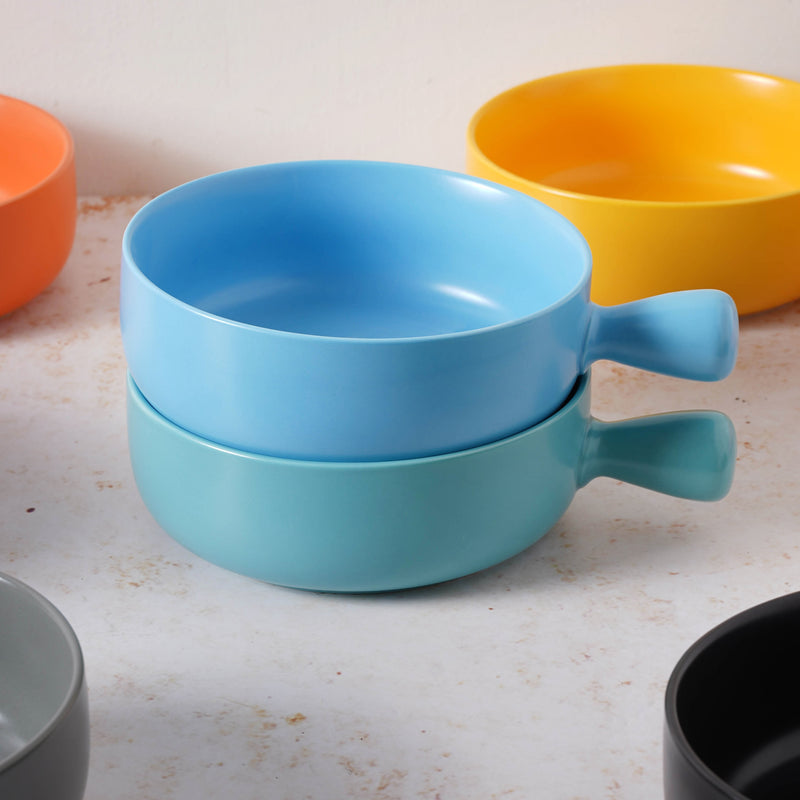 Bowl for Salad 600 ml - Serving bowls, salad bowls, noodle bowl, bowl for snacks, oven bowl | Bowls for dining table & home decor