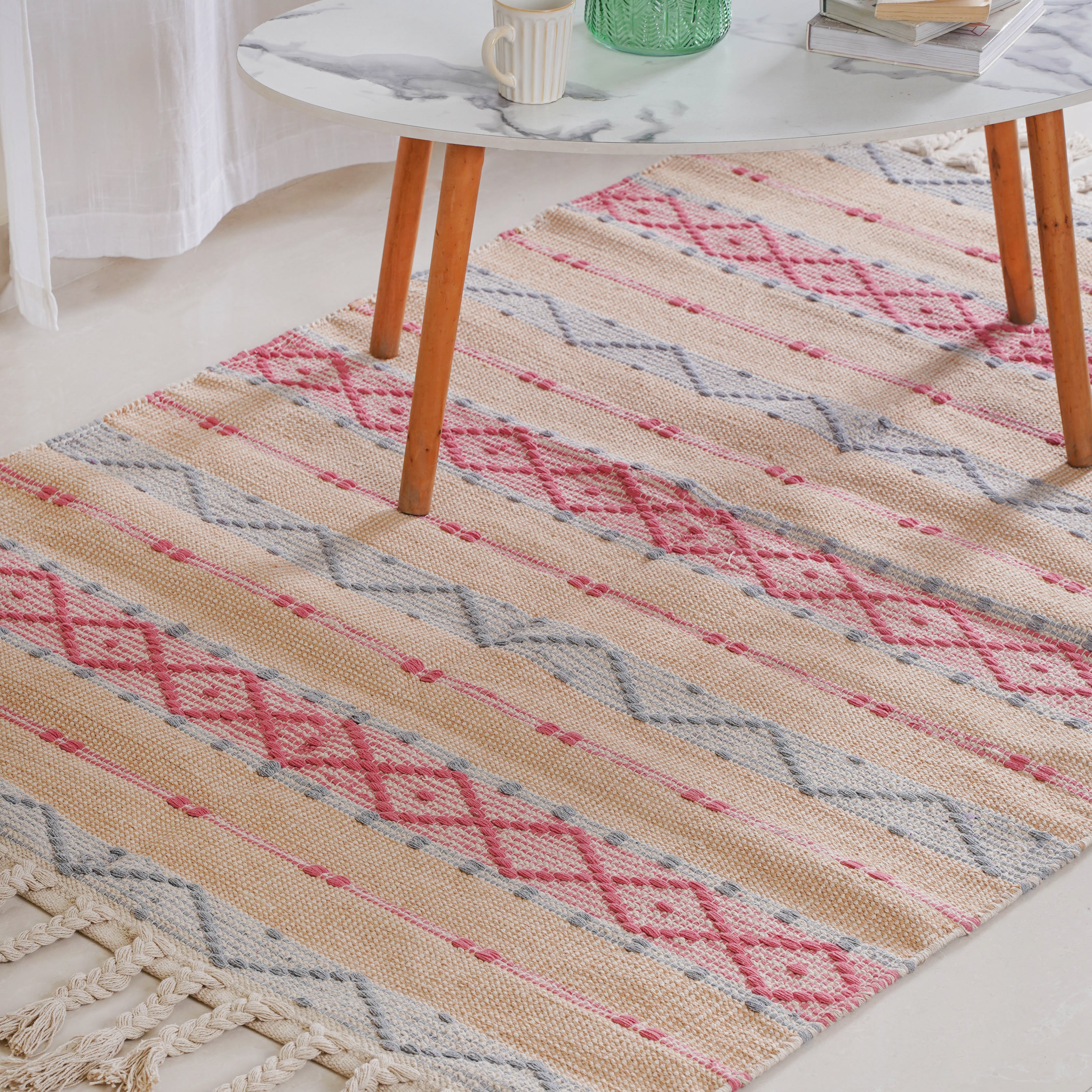 Multicolor Rug for Living Room