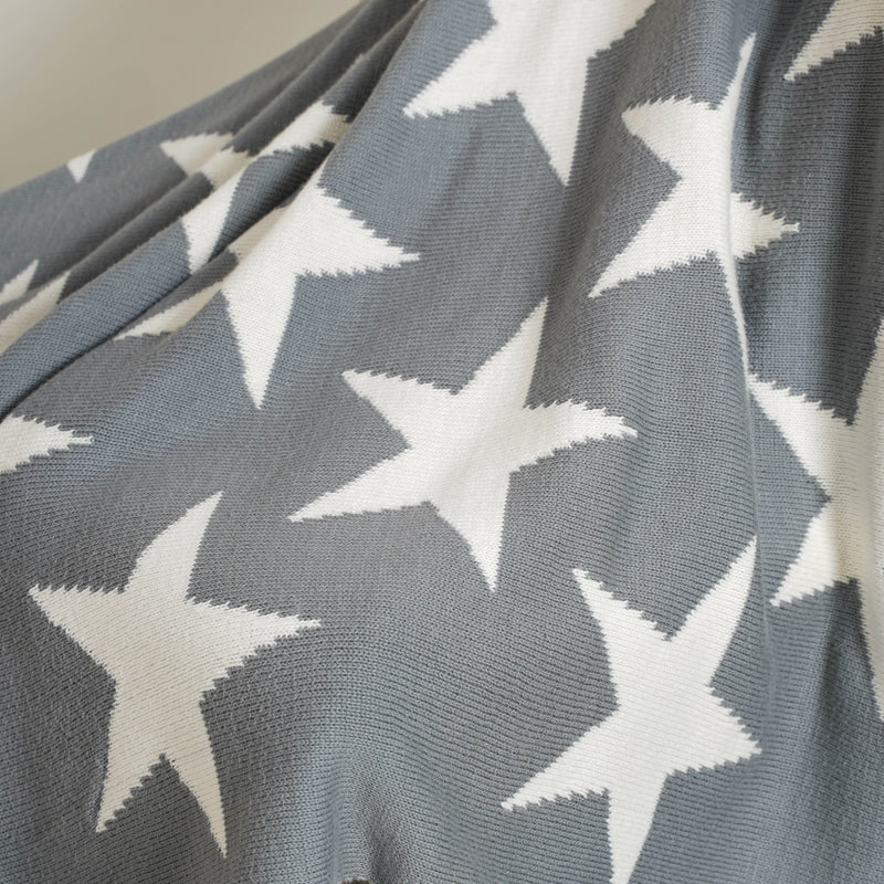 Grey Star Throw