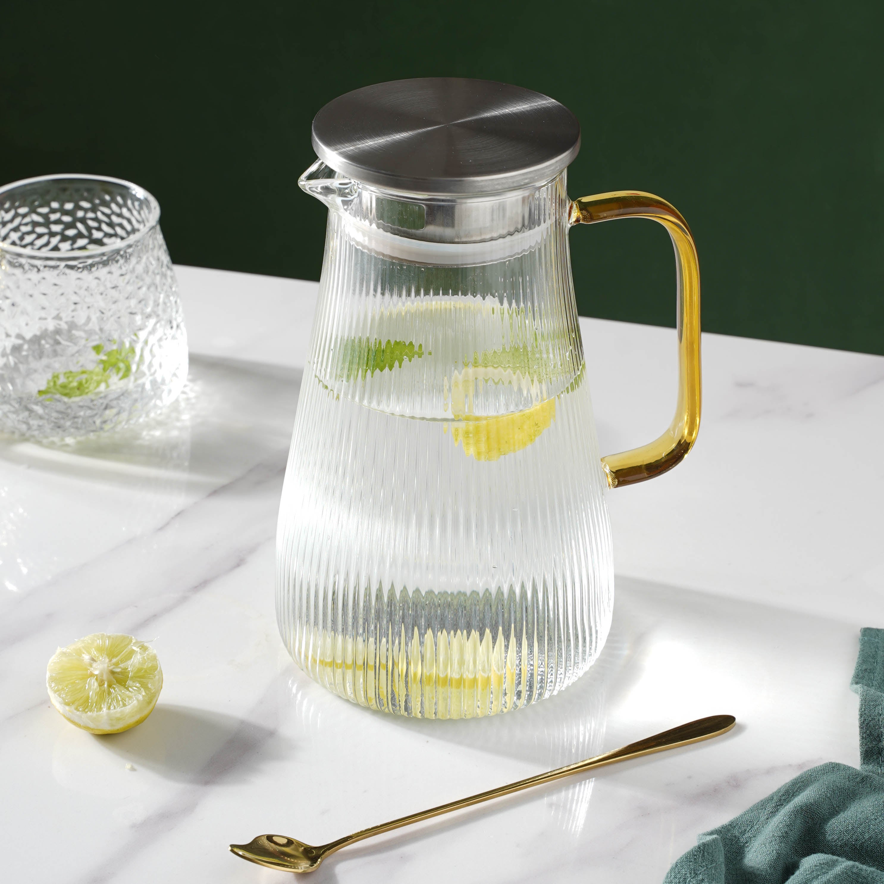 Juice Jug With Metal Lid