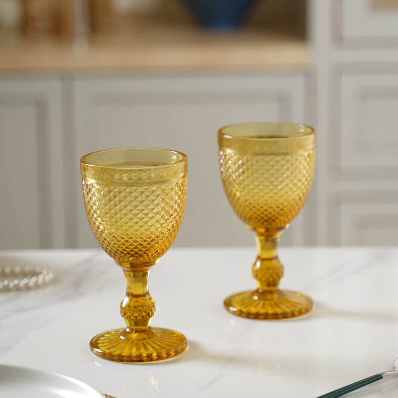 Bohemian Wine Glass Set of 2