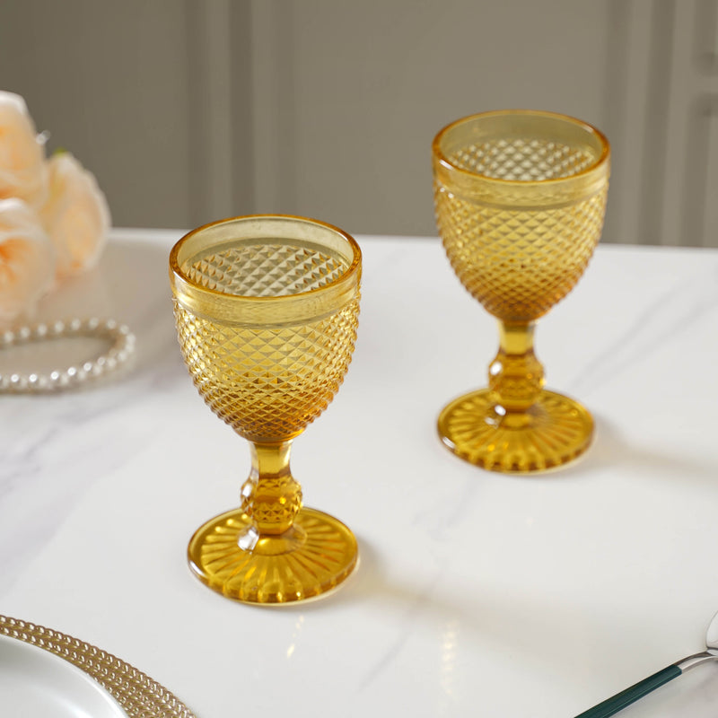 Bohemian Wine Glass Set of 2