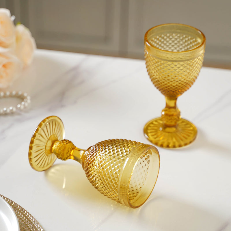 Bohemian Wine Glass Set of 2