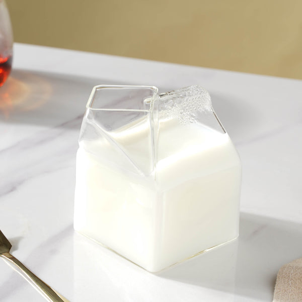 Glass Milk Pot - Coffee creamer, milk pot | Milk pot for Dining table & Home decor