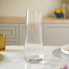 Cylindrical Rustic Vase - Glass flower vase for home decor, office and gifting | Room decoration items