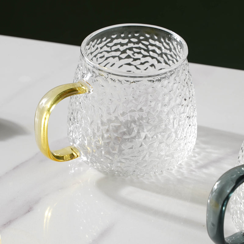 Aesthetic Teacup Set of 2- Tea cup, coffee cup, cup for tea | Cups and Mugs for Office Table & Home Decoration
