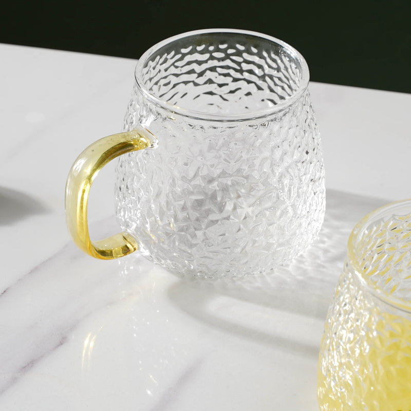 Aesthetic Teacup Set of 2- Tea cup, coffee cup, cup for tea | Cups and Mugs for Office Table & Home Decoration