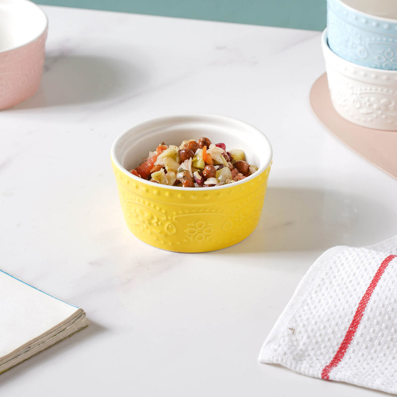 Sunshine Textured Pudding Bowl - Baking Dish