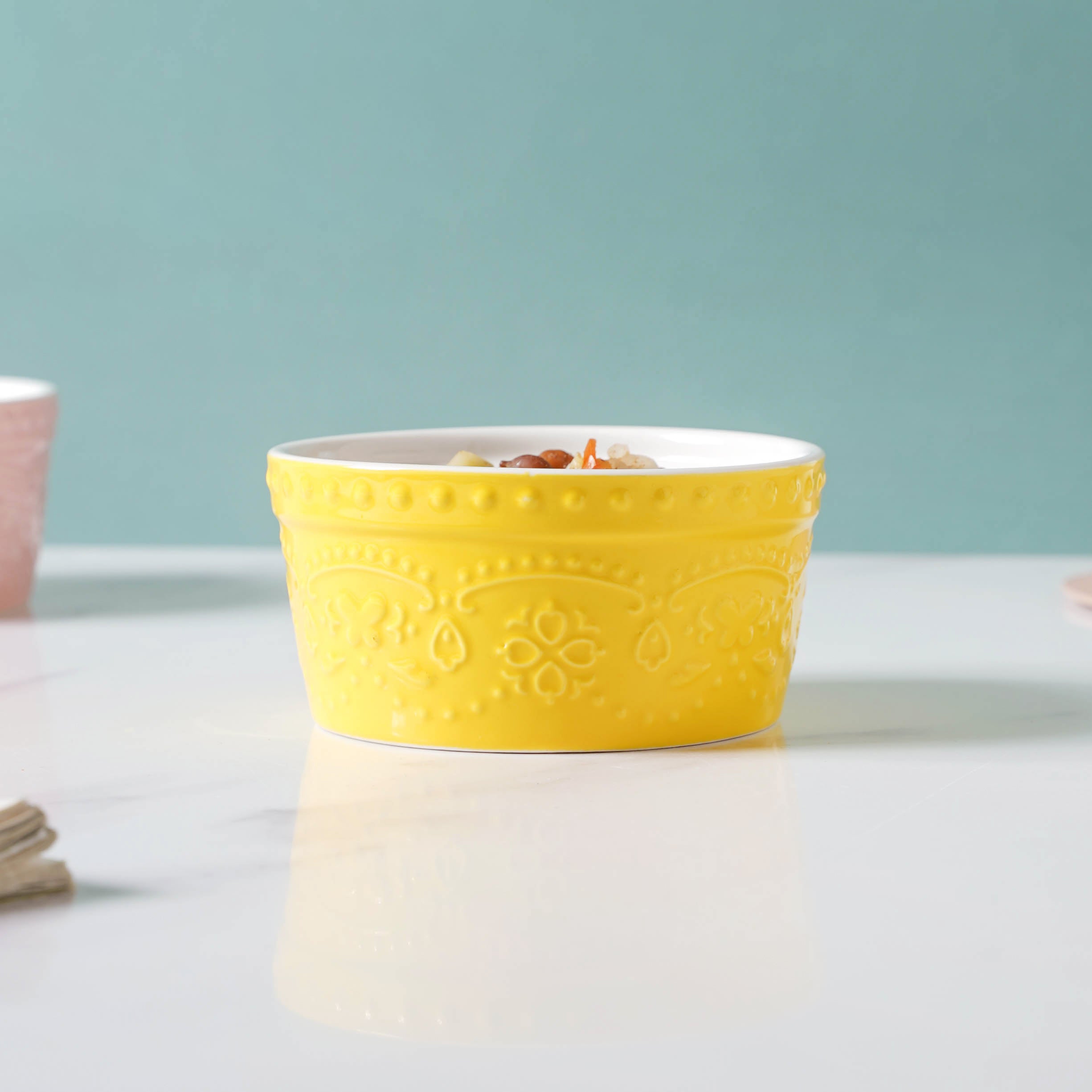 Sunshine Textured Pudding Bowl