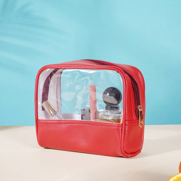 Red Travel Kit Set of 4