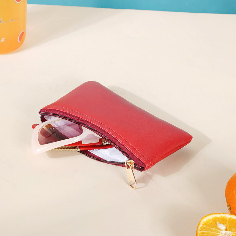 Red Travel Kit Set of 4