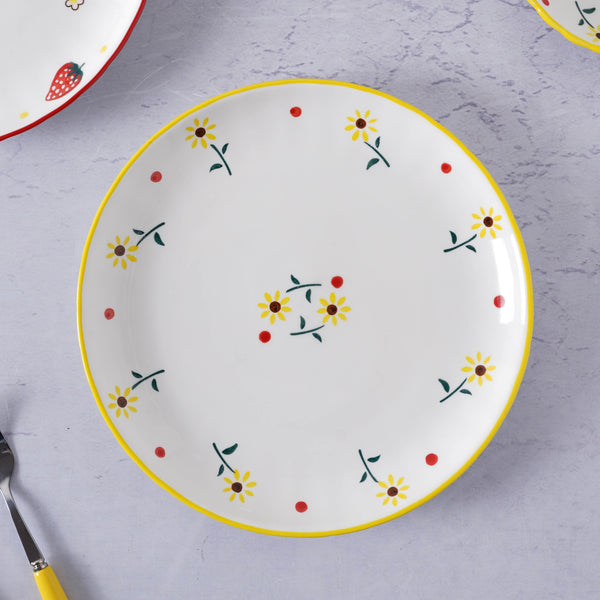 Quirky Dinner Plate - Serving plate, rice plate, ceramic dinner plates| Plates for dining table & home decor