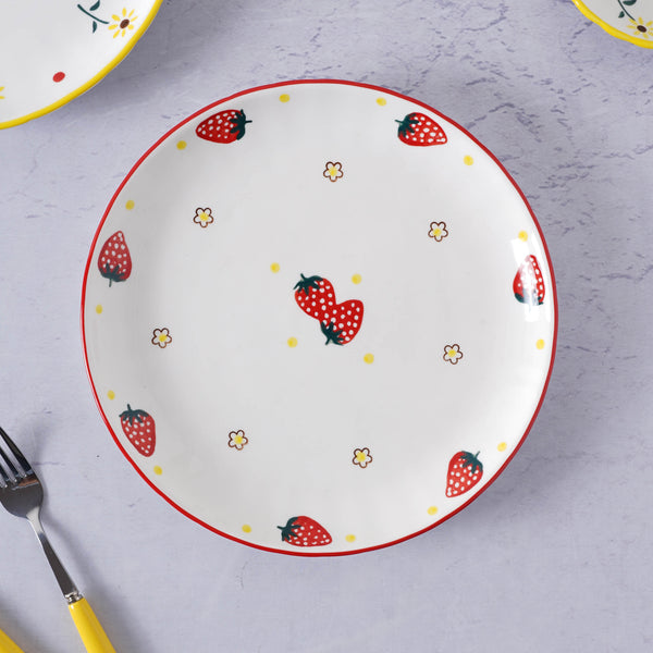 Quirky Dinner Plate - Serving plate, rice plate, ceramic dinner plates| Plates for dining table & home decor
