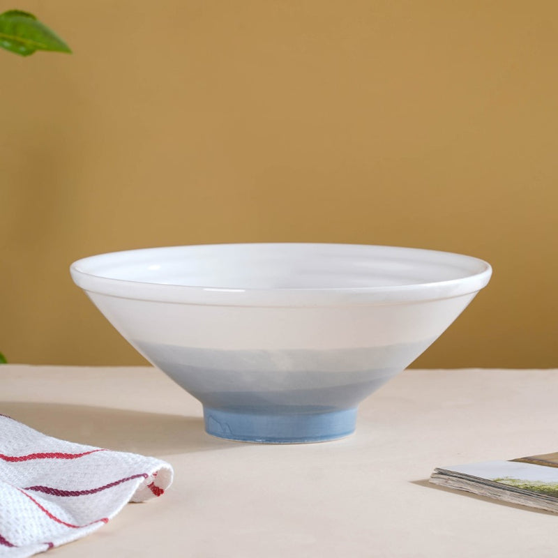 Ombre Grey Ramen Bowl 1.5 L - Soup bowl, ceramic bowl, ramen bowl, serving bowls, salad bowls, noodle bowl | Bowls for dining table & home decor