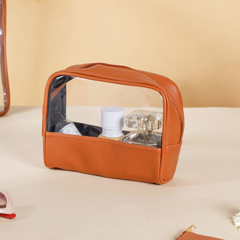 Brown Travel Kit Set of 4