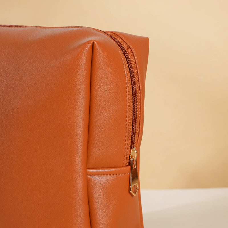 Brown Travel Kit Set of 4