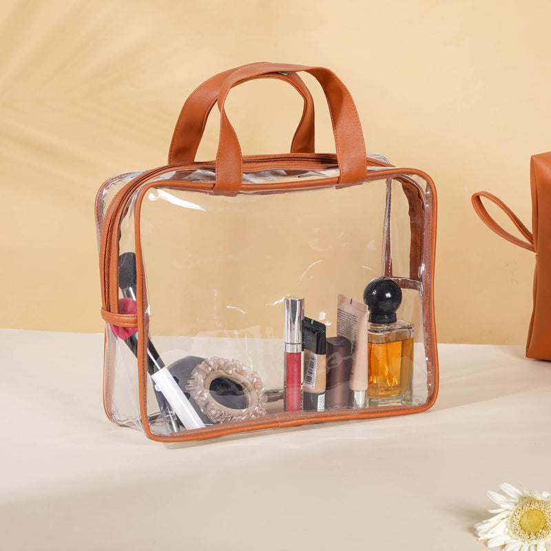 Brown Travel Kit Set of 4