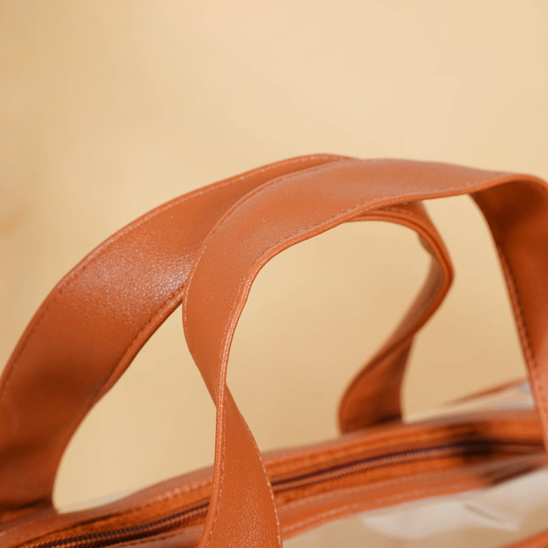 Brown Travel Kit Set of 4