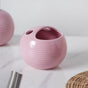 Complete Set of Ceramic Bath Accessories Pink