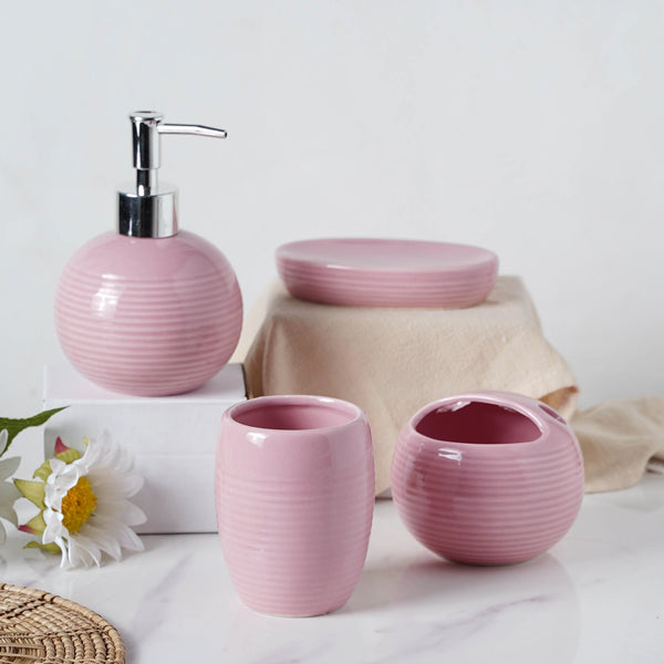 Complete Set of Ceramic Bath Accessories
